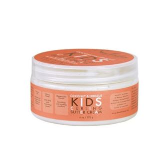 Crème au beurre de curling SheaMoisture KIDS - Noix de coco et hibiscus 6 oz | Afrometis