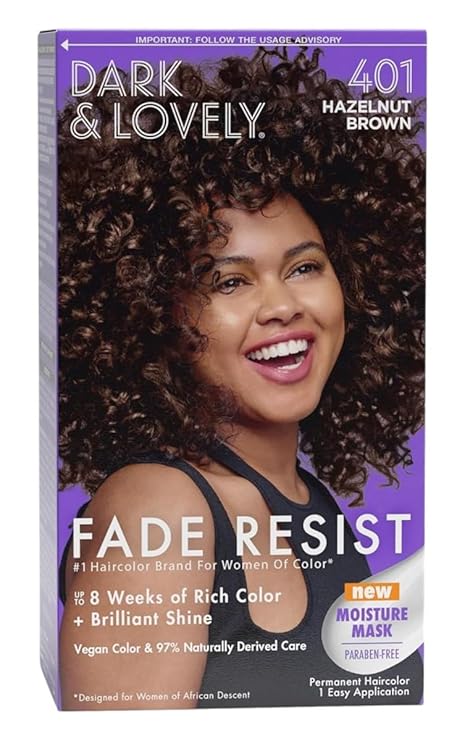 Dark & Lovely Color #401 Hazelnut Brown – Afro Metis
