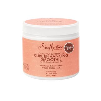 Smoothie améliorant les boucles à la noix de coco et à l'hibiscus de Shea Moisture 16 oz | Afrometis