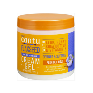 Cantu crème lissante aux graines de lin gel flexible fort 16oz/453g | Afrometis |