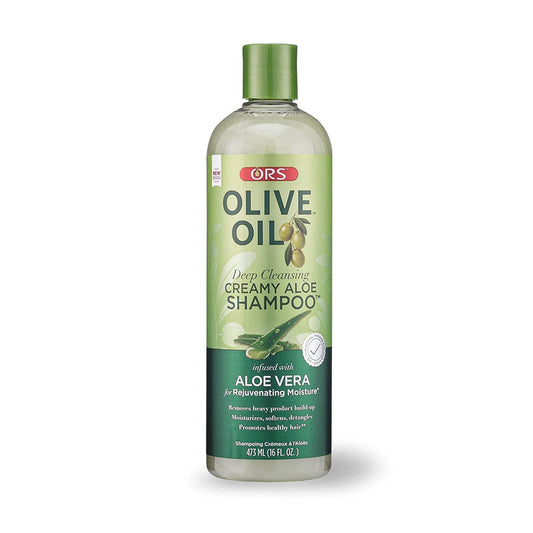 ORS olive oil deep cleanse creamy aloe shampoo 473 ml