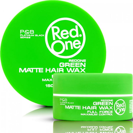 Red one green matte hair wax