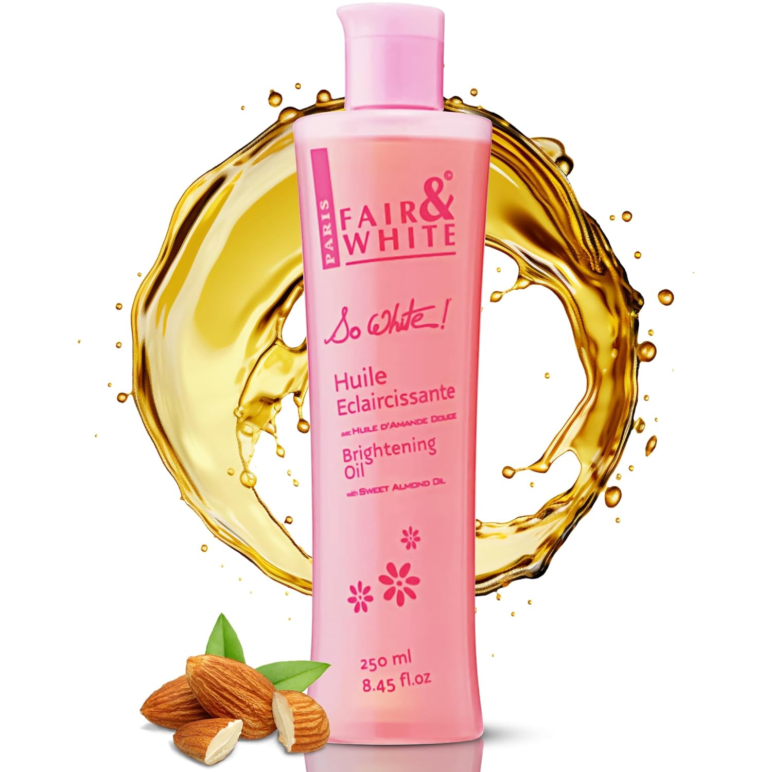 FAIR & WHITE Huile Corporelle So White, 250 ml  Afro Metis