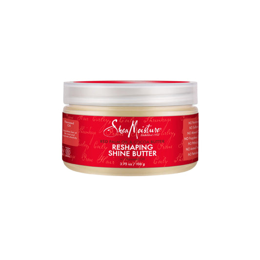 Shea Moisture Beurre de brillance remodelant à l'huile de palme rouge et au beurre de cacao 106 g | Afrometis