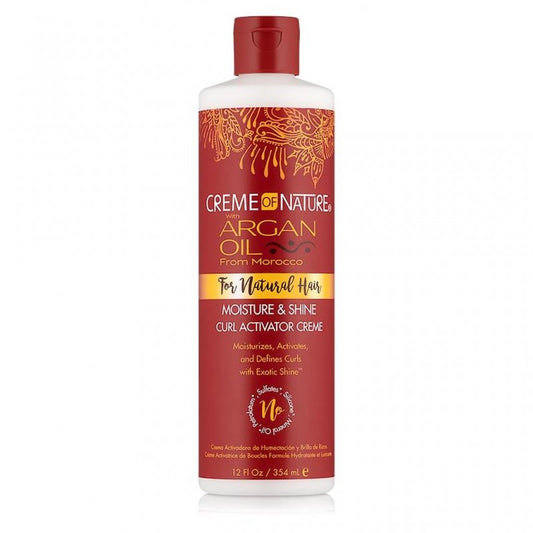 Crème de Crème de Nature Argan Oil Moisture & Shine Curl Activator | Afrometis