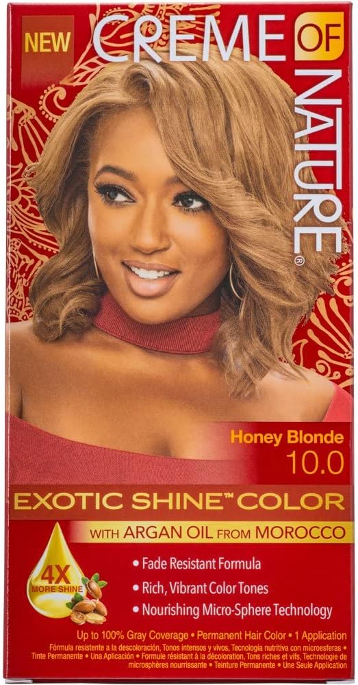 Creme Of Nature Color #10.0 Honey Blonde Exotic Shine