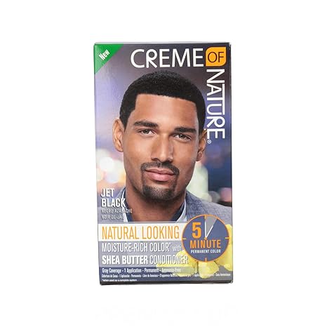 Men's Hair Color by Creme of Nature, Jet Black