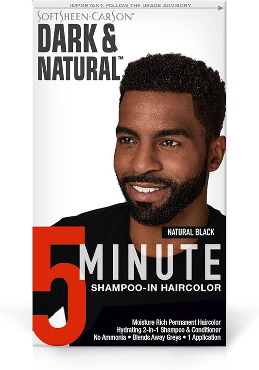 Dark & Natural 5 Minute Permanent Hair Color, Natural Black