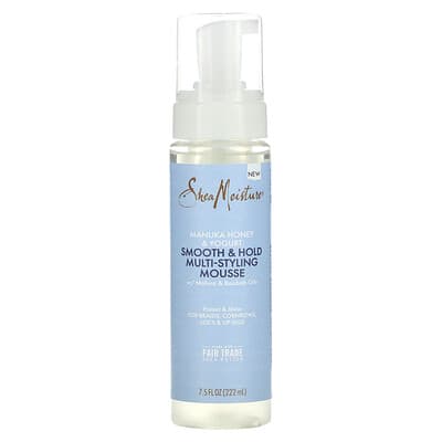 SheaMoisture, Manuka Honey & Yogurt, Smooth & Hold Multi-Styling Mousse  7.5 fl oz (222 ml)