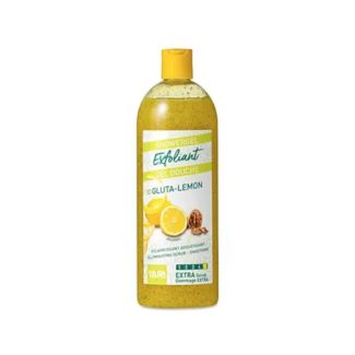 Gel Douche Exfoliant GLUTA-LEMON éclaircissant avec des grains de gommage