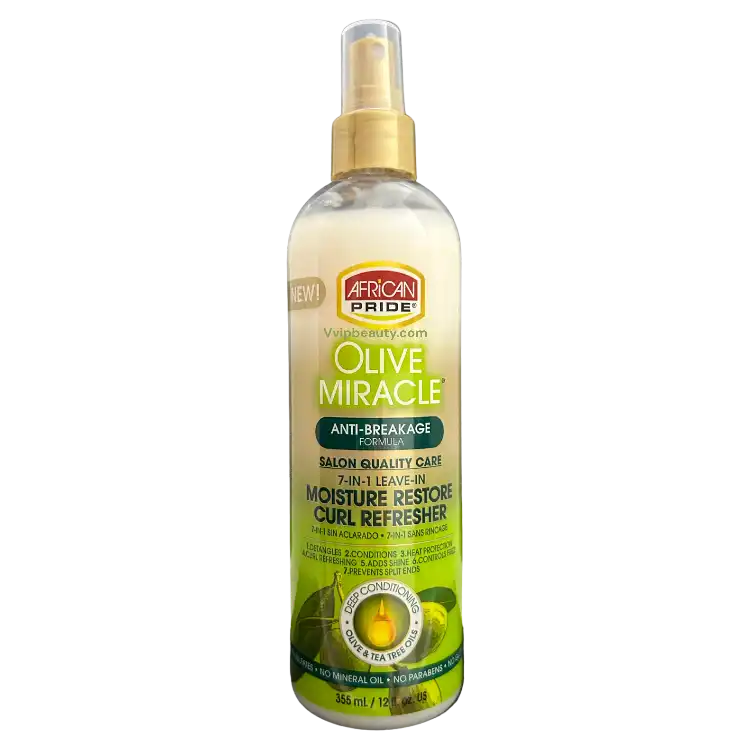 African Pride Olive miracle Moisture Restore curl refresher 355 ml