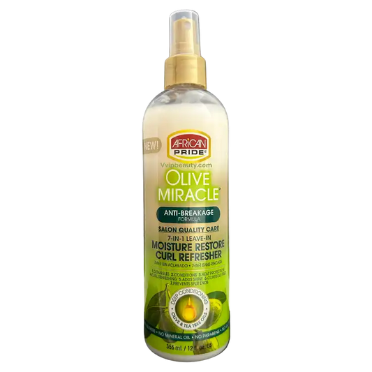 African Pride Olive miracle Moisture Restore curl refresher 355 ml