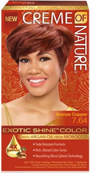 Creme of Nature: Hair Colour - Bronze Copper 7.64