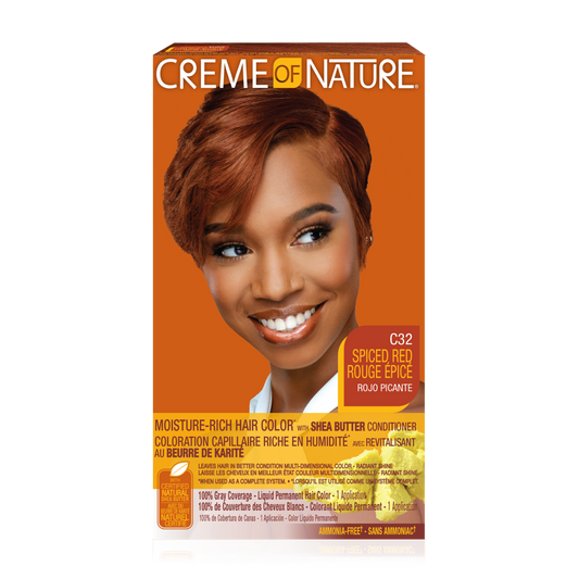 Moisture-Rich Hair Color* with Shea Butter Conditioner C32 Spiced Red