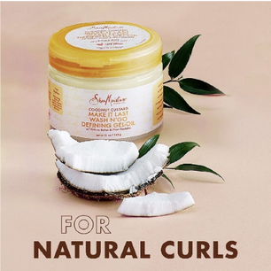 SheaMoisture Coconut Custard Make It Last Wash N' Go Gel-huile définissant 12 oz