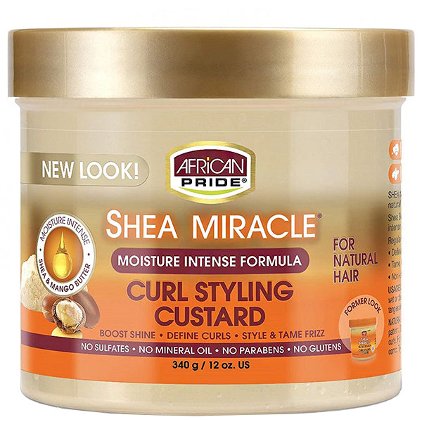 African Pride Shea Miracle Curl styling custard 340 g