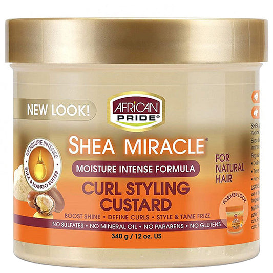 African Pride Shea Miracle Curl styling custard 340 g