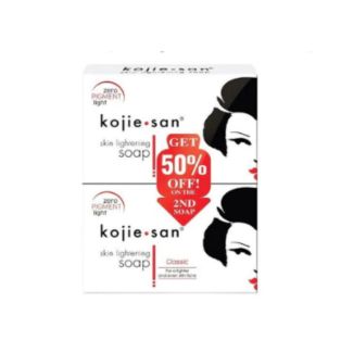 Savon à l'acide kojique éclaircissant pour la peau Kojie San 135 g x 2 270 g au total Grande taille !