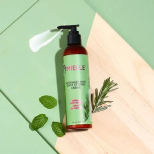 MIELLE Crème coiffante quotidienne multivitaminée au romarin et à la menthe, 8 onces