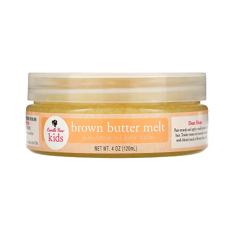 Camille Rose Naturals Kids Beurre brun fondant Baume capillaire à l'huile de mandarine 120 ml