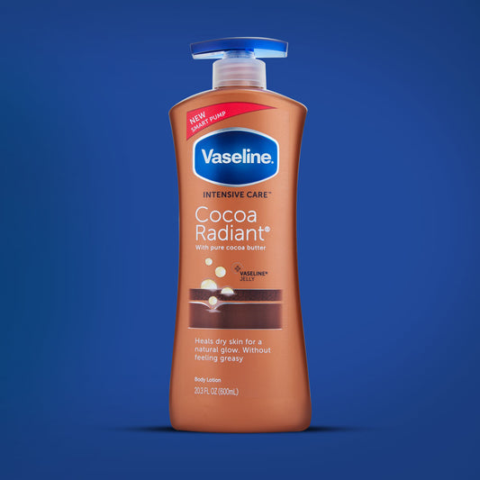 Vaseline Intensive Care Cocoa Radiant Body Lotion With Pure Cocoa Butter 600ml