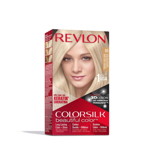 Revlon Colorsilk Permanent Hair Color - Ultra Light Ash Blonde - 05