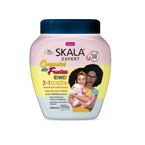 Skala HAIR TREATMENT CREAM Coquetel de Frutas Family 1000g | Afrometis