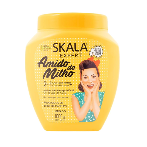 Skala HAIR TREATMENT CREAM Amido de Milho 1000g | Afrometis