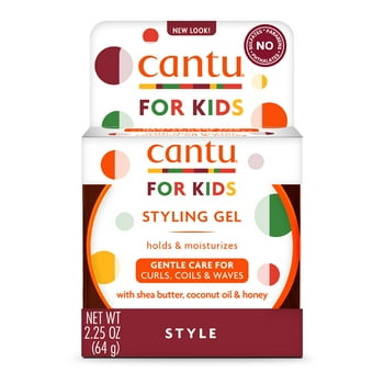 Cantu Care for Kids Control & Go Gel coiffant longue durée au beurre de karité 2,25 oz