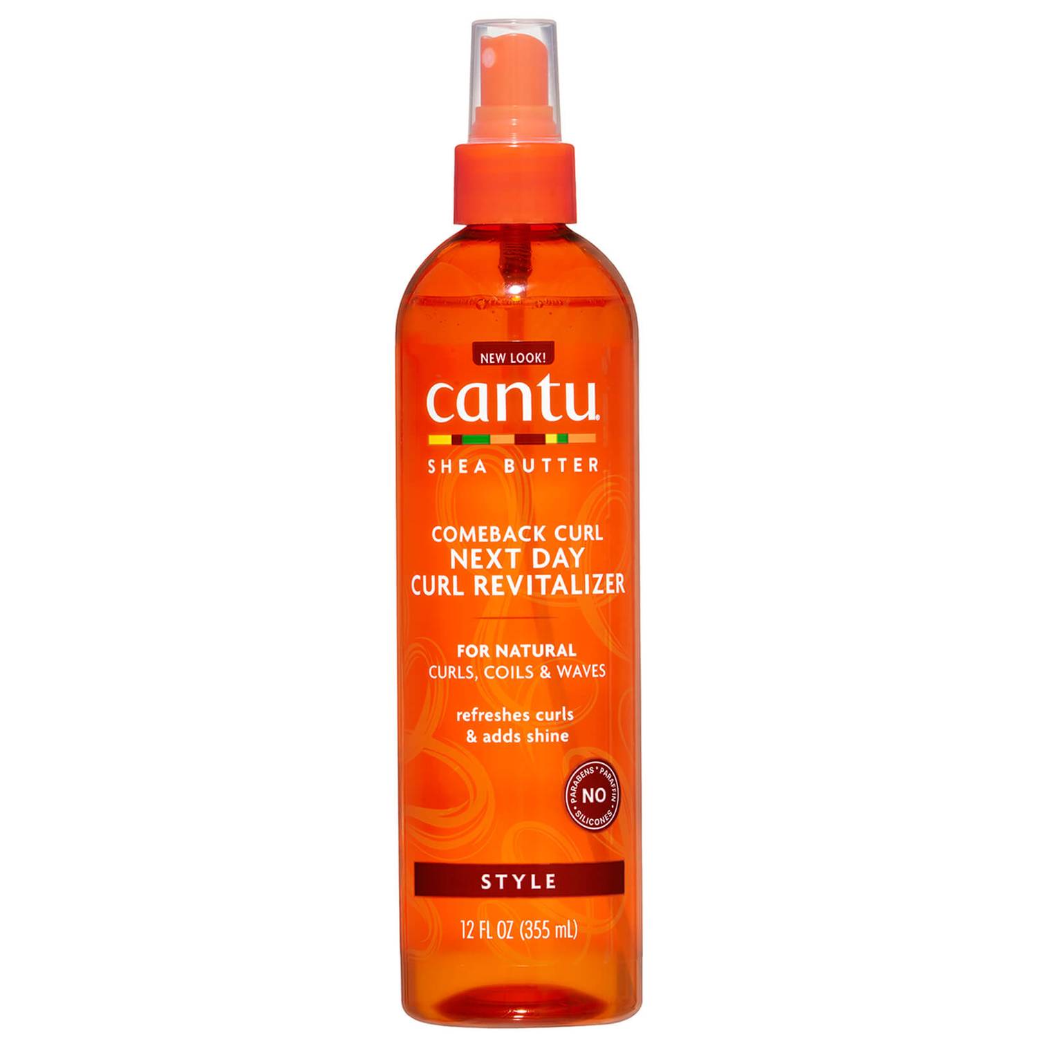 Cantu Beurre de karité pour cheveux naturels Comeback Curl Next Day Curl Revitalizer 355 ml