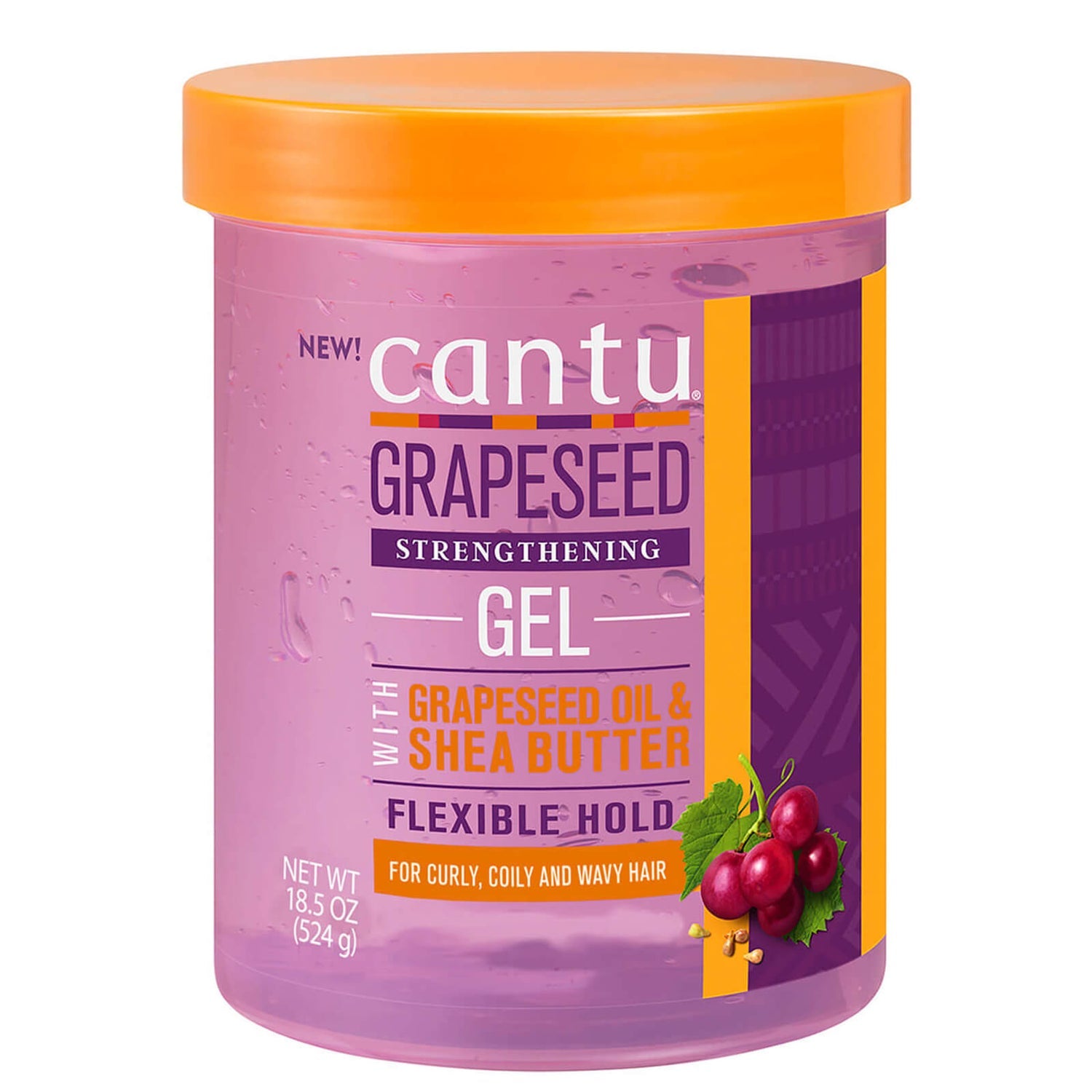 Cantu Gel Coiffant Pépins de Raisin 524g