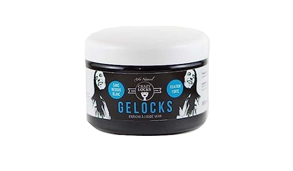 Crazy Pouss Locks Gelocks tenue forte (Noir) 300 ml