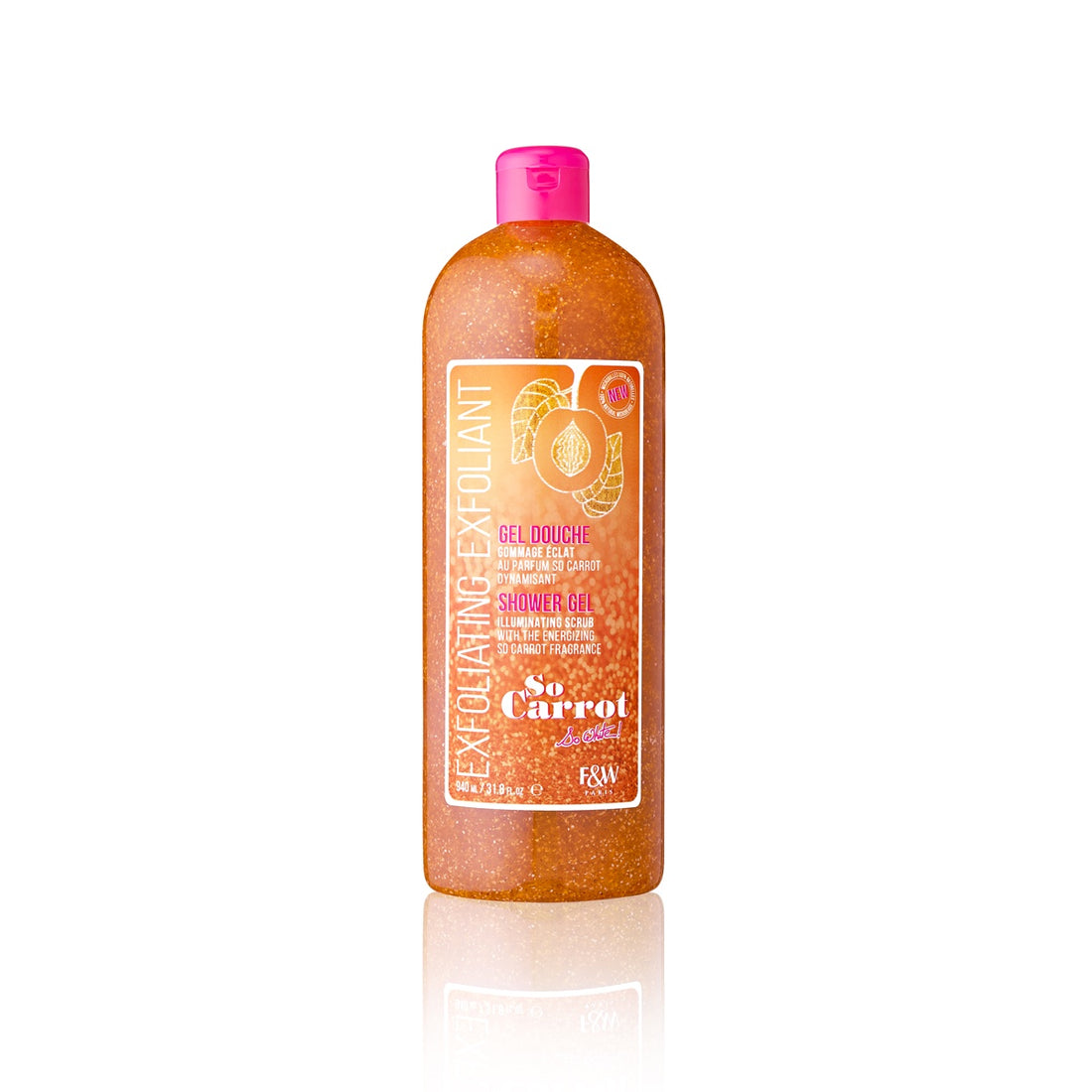 F&W - SO CAROTTE - GEL DOUCHE GOMMAGE TONIQUE 940ML