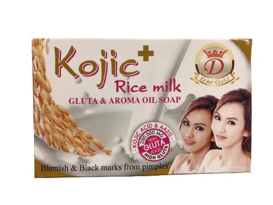 Savon à l'huile aromatique Kojic + Lait de Riz Kojic & Gluta 160g