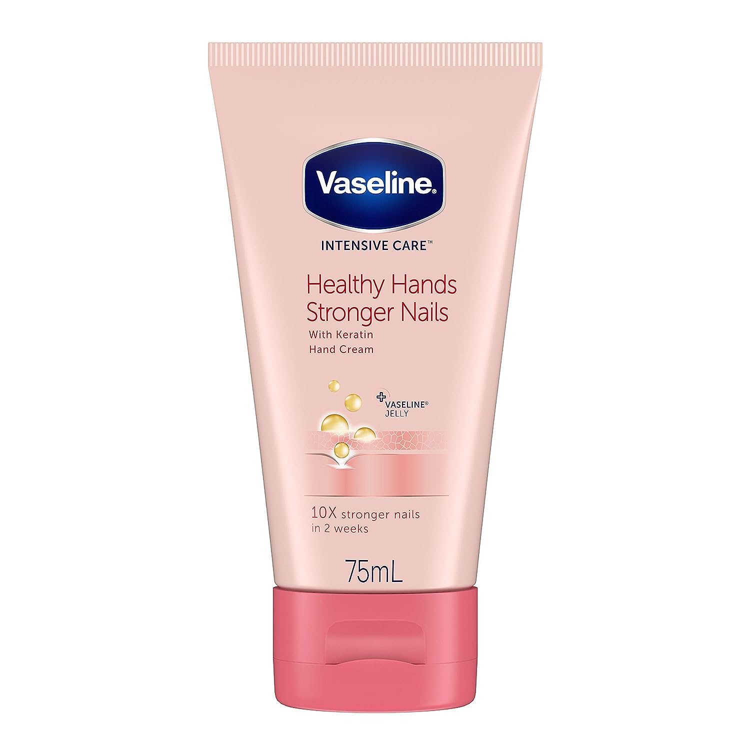 Vaseline Crème pour les mains Intensive Care pour des ongles sains et plus forts, 75 ml