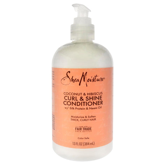 Après-shampooing boucles et brillance à la noix de coco et à l'hibiscus Shea Moisture - 13 oz