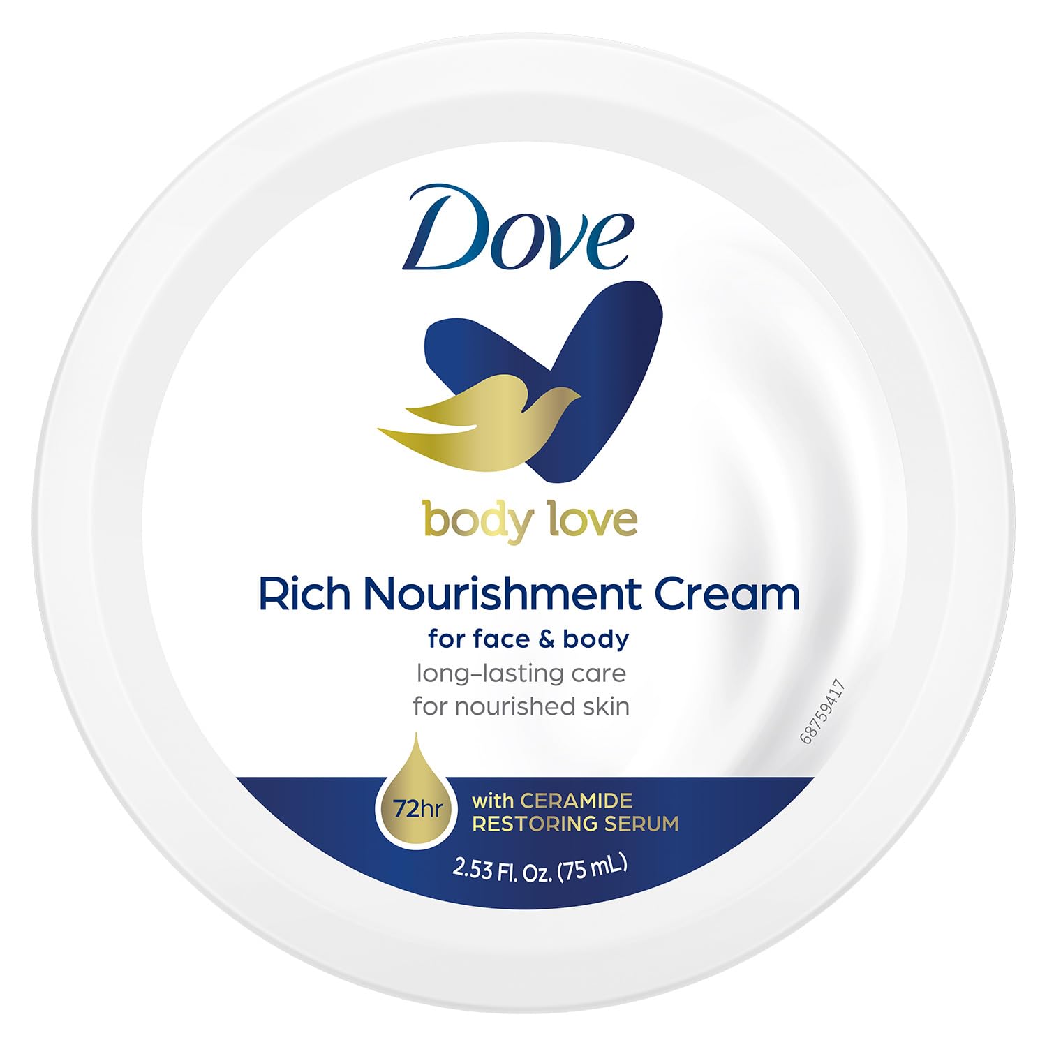 Dove Crème De Soin Nourrissante Intensive 75 Ml