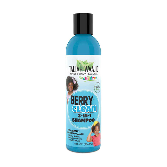 Berry Clean Shampoing 3 en 1 Kinky Wavy Naturel 236 ml Taliah Waajid