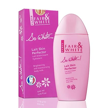 FAIR & WHITE SO WHITE LAIT SKIN PERFECTOR LAIT CORPS ÉCLAIRCISSANT ET HYDRATANT AVEC WHITE UP 500 ml de Fair & White