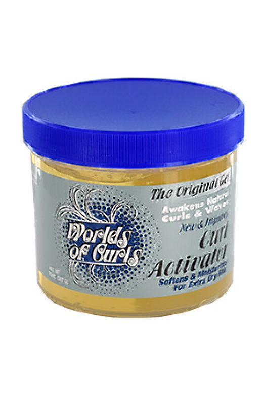 World Of Curls Gel Activateur de Boucles Sec en Pot 32oz