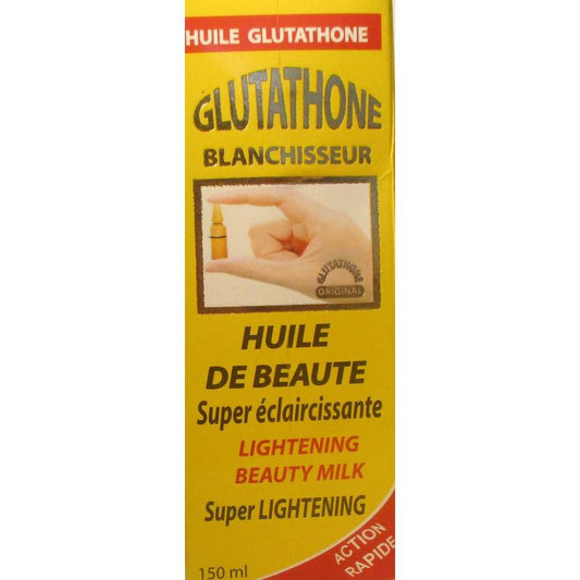 glutathone blanchisseur huile super éclaircissant 150ml