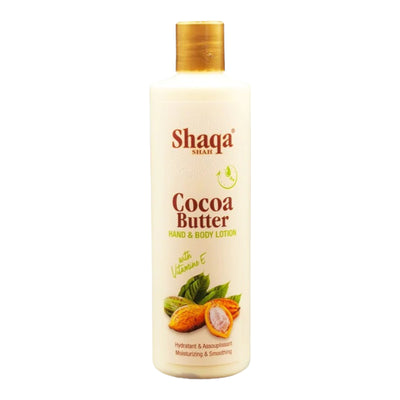 Shaqa Shah Lotion pour les mains et le corps au beurre de cacao 500 ml