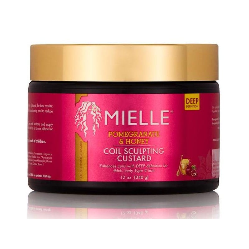 Mielle Organics - Crème sculptante en spirale à la grenade et au miel 340g