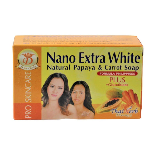 Savon naturel extra blanc à la papaye et à la carotte Nano