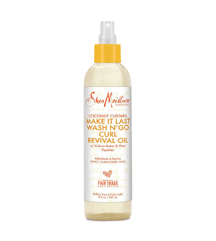 Shea Moisture - Huile pour boucles Make It Last Wash N' Go - Noix de coco 237 ml