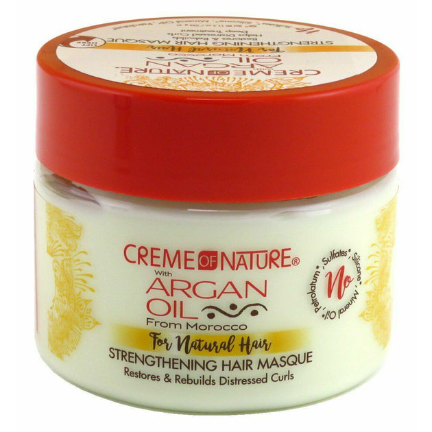 Masque capillaire fortifiant à l'argan Crème Of Nature